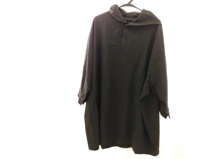 Yohji Yamamoto +NOIR Yohji Yamamoto Plus Noir Gaba Hoodie Black Top