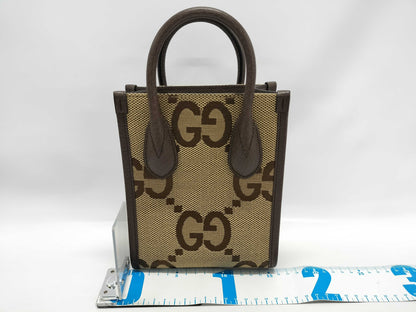 GUCCI Jumbo GG 2-Way Bag with Strap Handbag