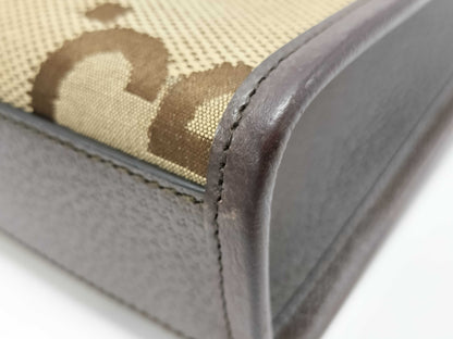 GUCCI Jumbo GG 2-Way Bag with Strap Handbag