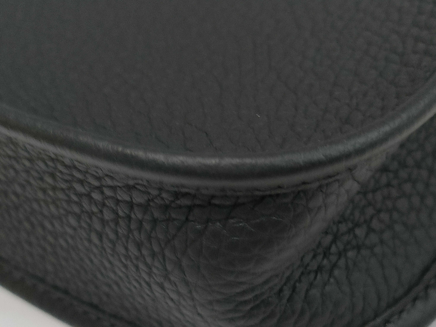 HERMES Evelyn TPM Taurillon Clemence Black GP K Stamped Shoulder Bag