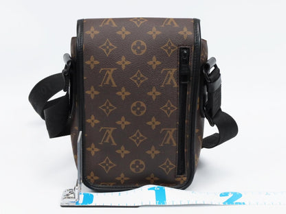 LOUIS VUITTON Monogram Macassar Archie Messenger Bag M46442 RFID Shoulder Bag