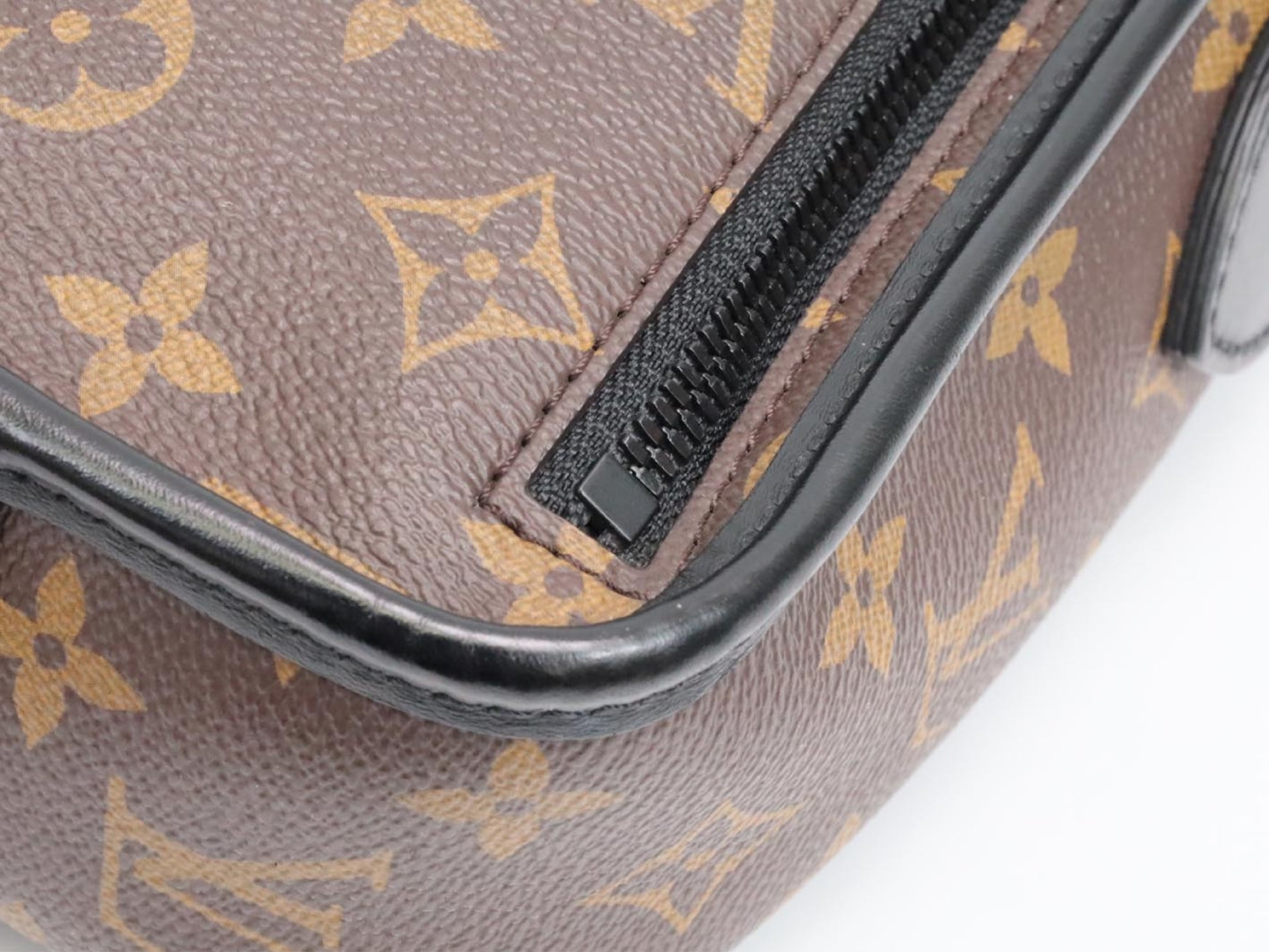 LOUIS VUITTON Monogram Macassar Archie Messenger Bag M46442 RFID Shoulder Bag