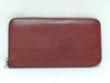 HERMES Azap Long Silk In Long Epson Bordeaux X Stamped Wallet