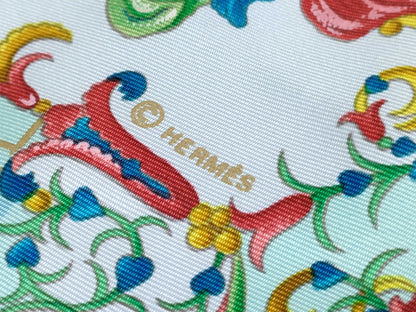 HERMES Carré Hermes Carré 90 Mozart 20 Other Accessories