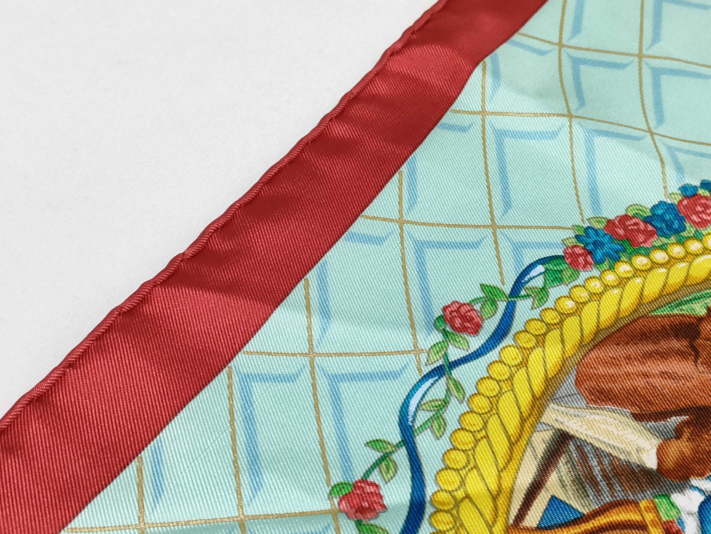 HERMES Carré Hermes Carré 90 Mozart 20 Other Accessories