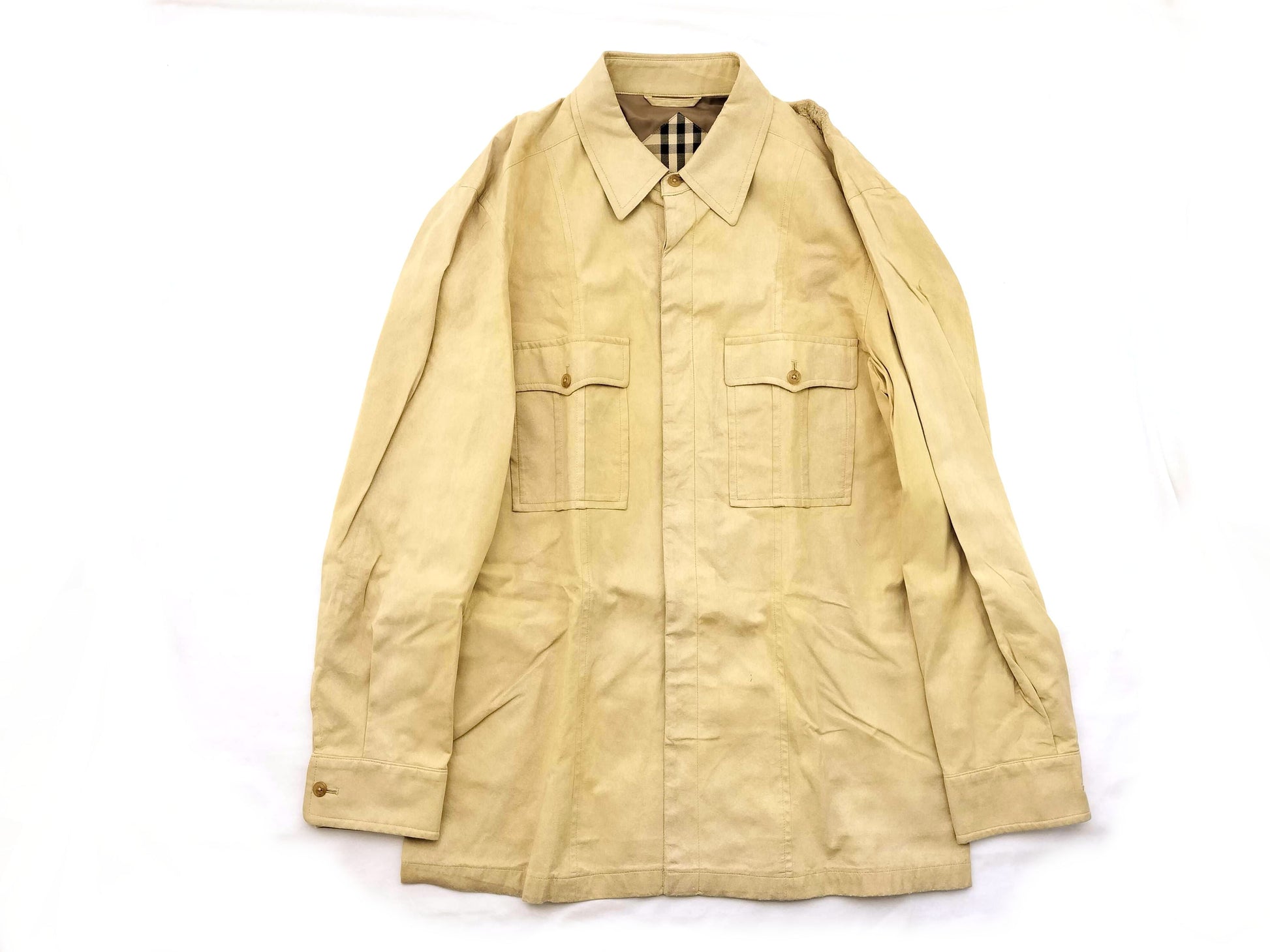 BURBERRY Suede Men's Blouson Jacket