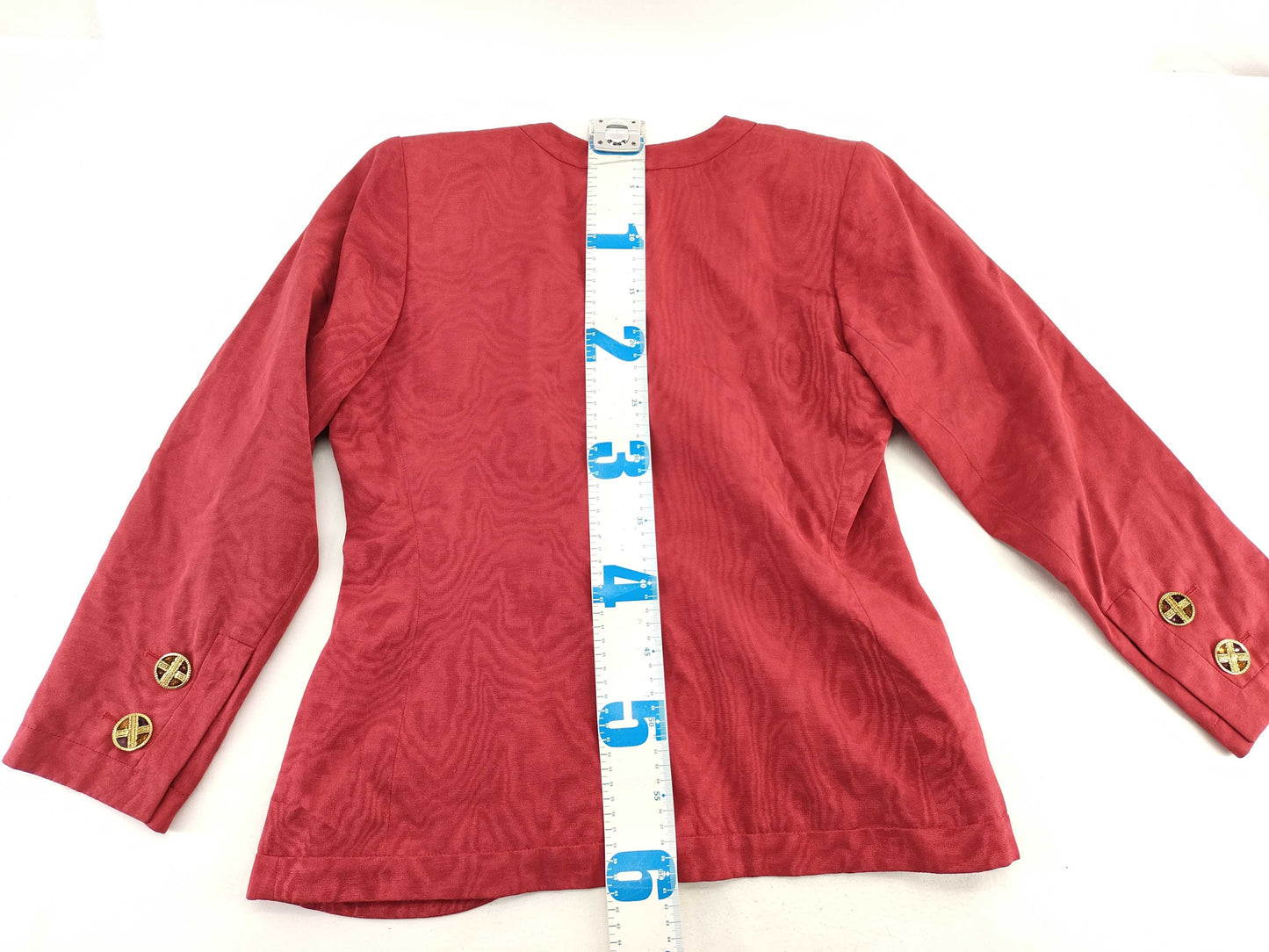 Yves Saint Laurent Rive Gauche gold button pattern jacket