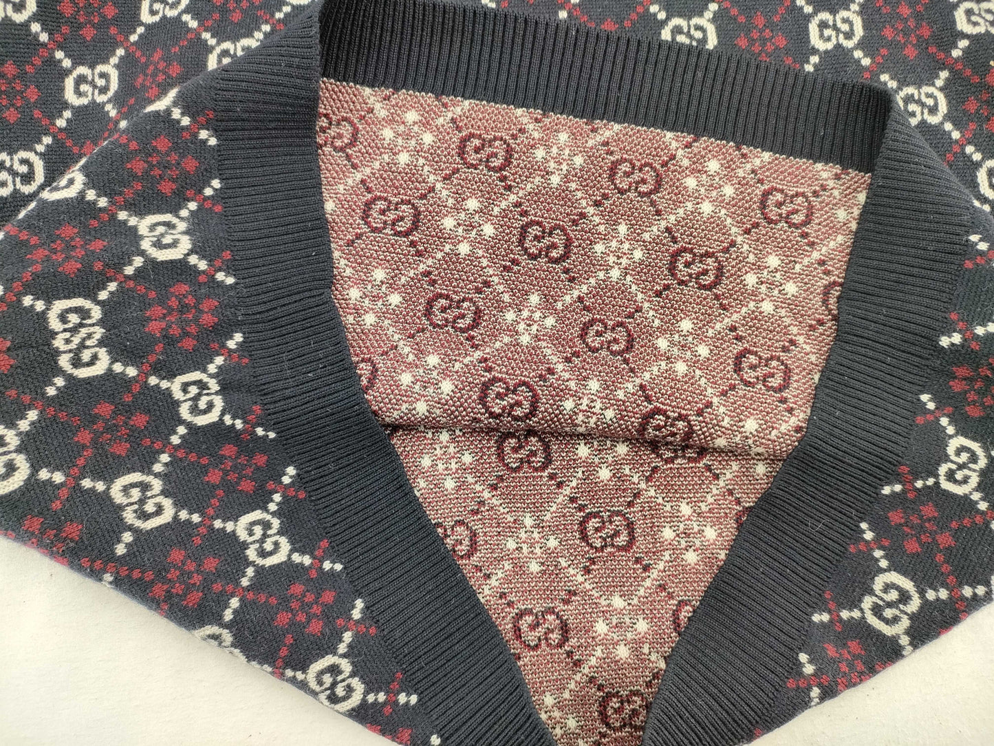 GUCCI Men's GG Pattern Knit Top