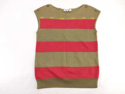 Dior Christian Dior Knit Vest CD Logo Tops
