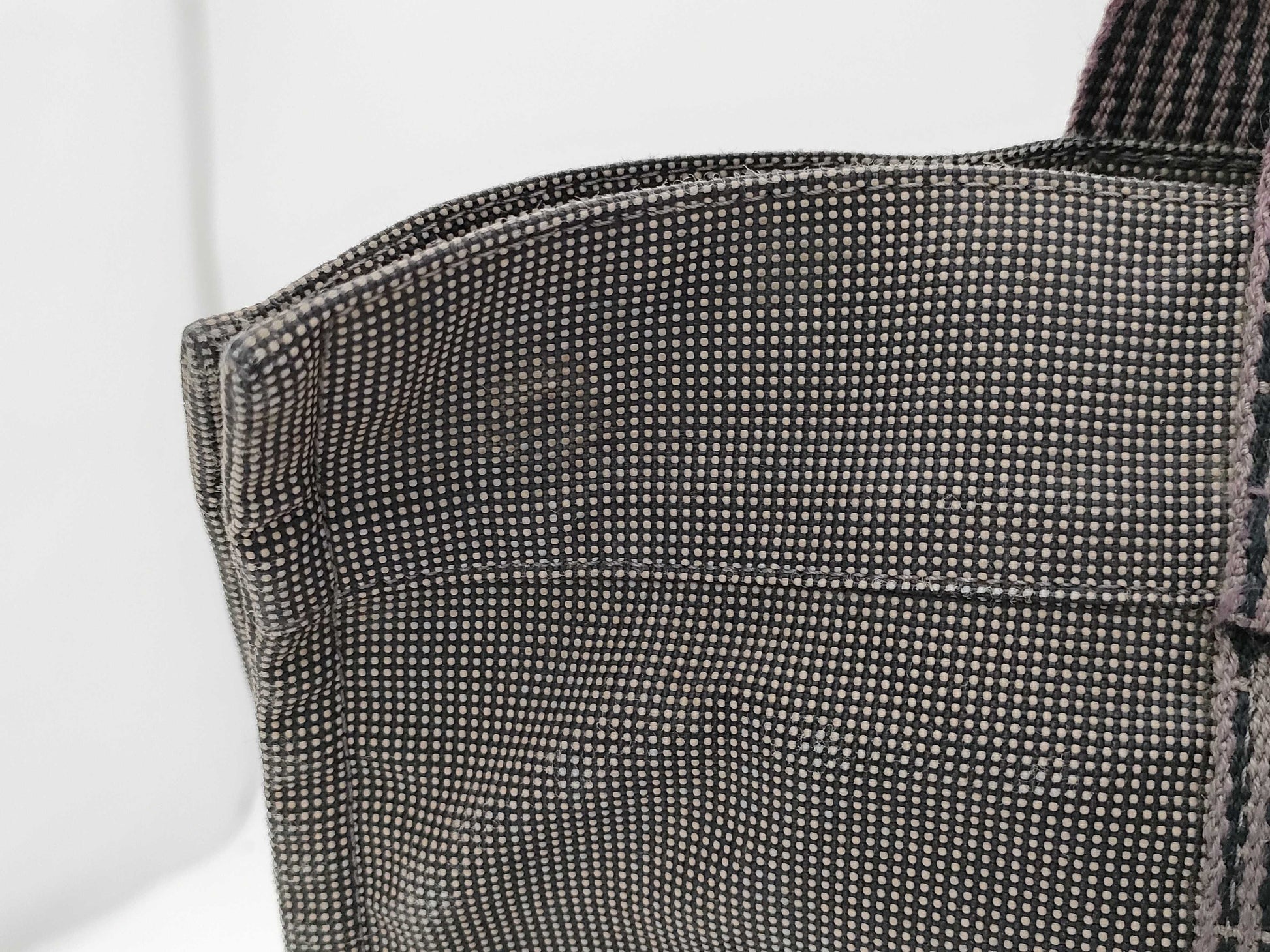 HERMES Air Line Tote MM Gray Handbag