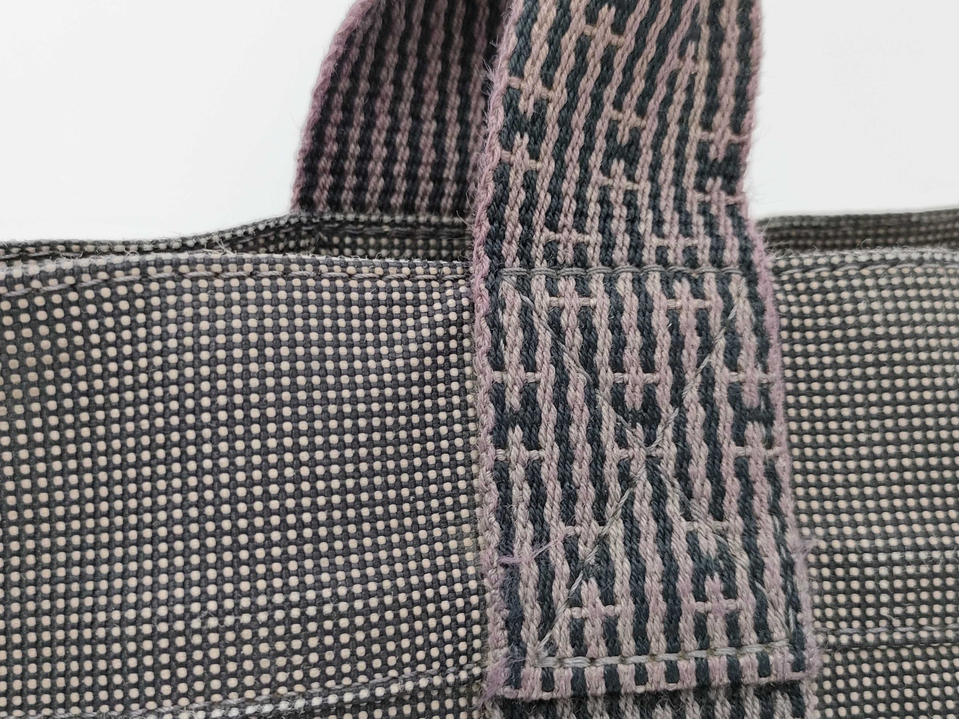 HERMES Air Line Tote MM Gray Handbag