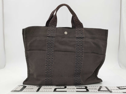 HERMES Air Line Tote MM Gray Handbag