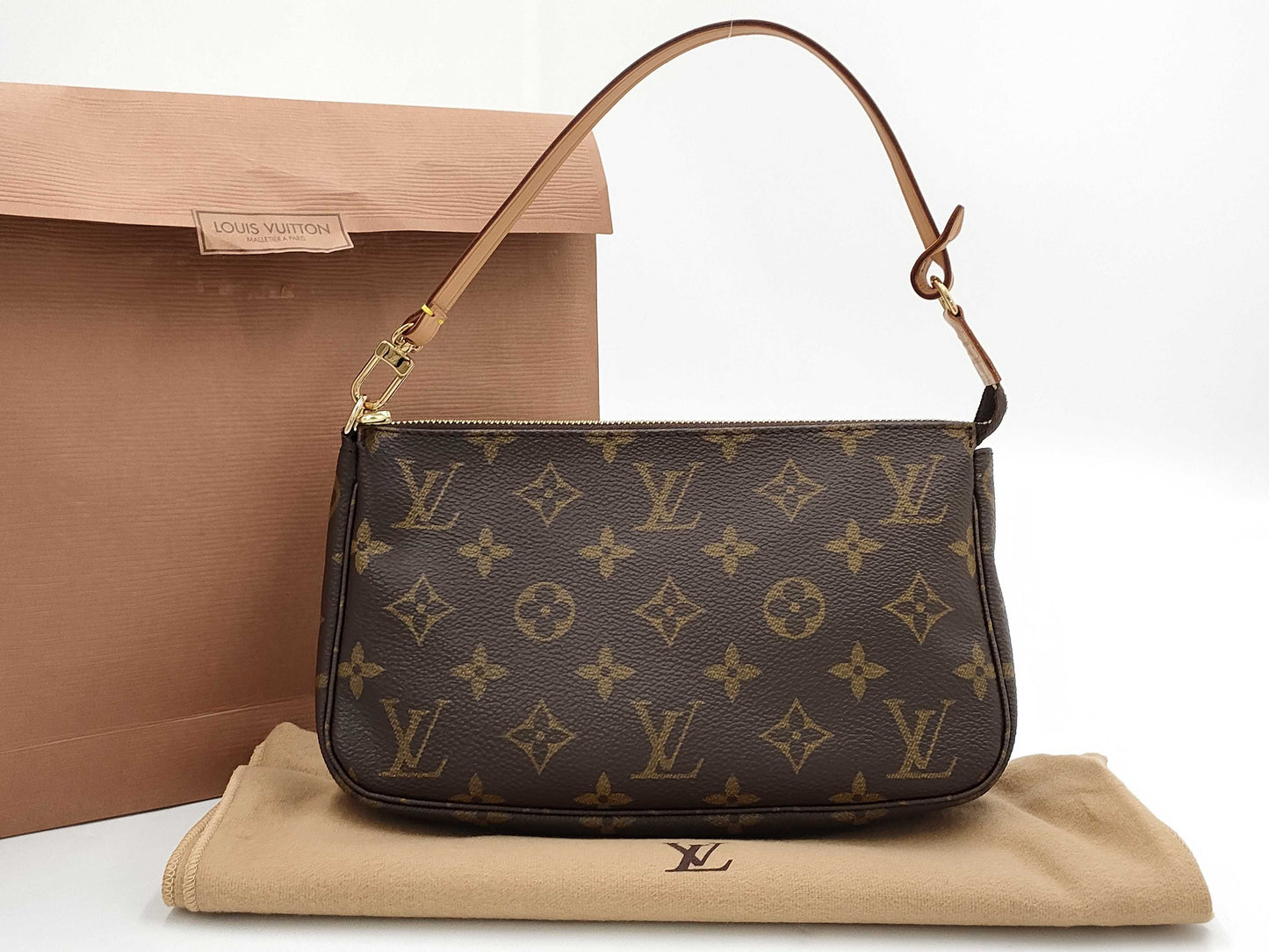 LOUIS VUITTON LV Monogram Pochette Accessoires M51980 BJ0062 Handbag