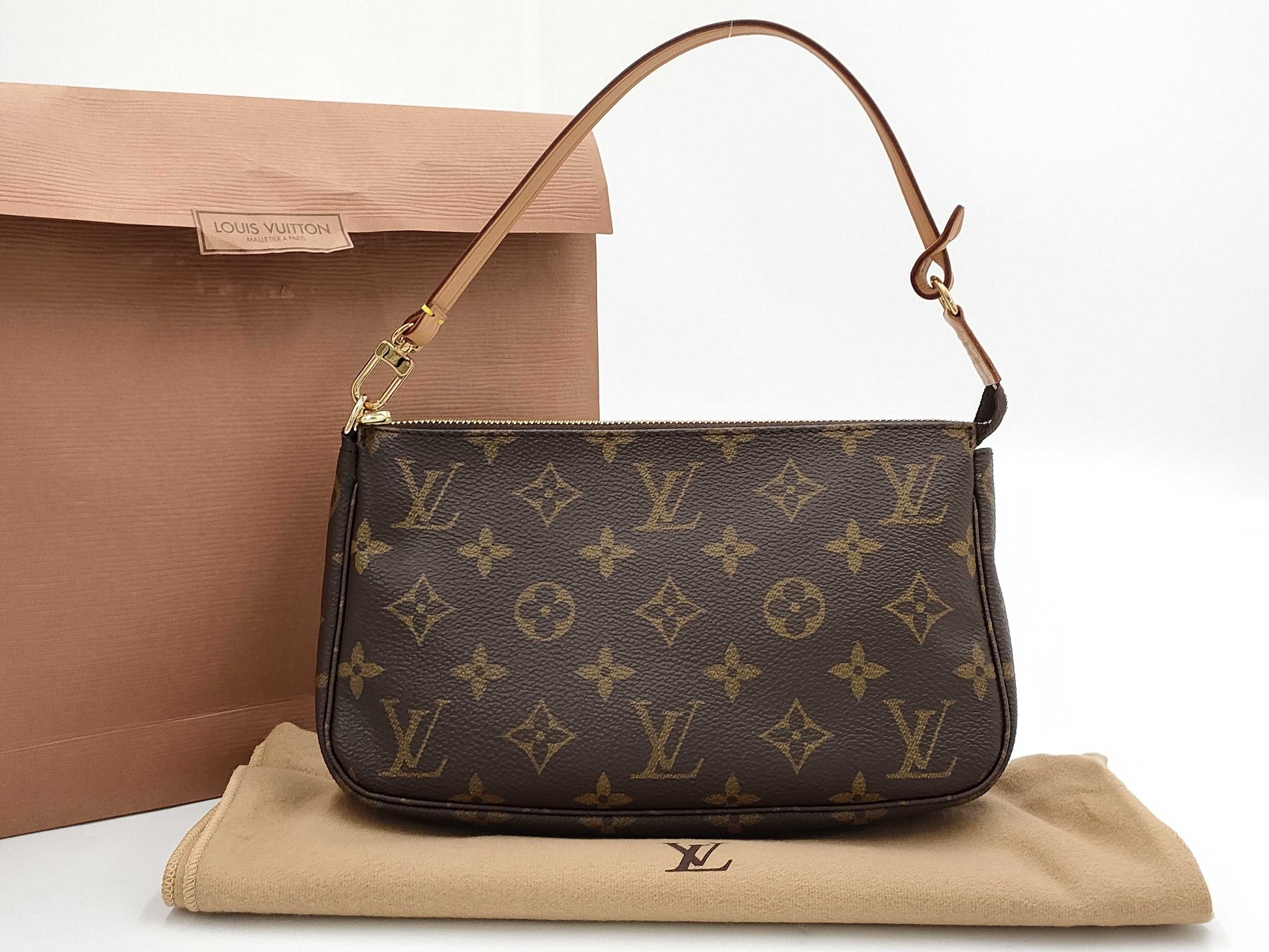 LOUIS VUITTON LV Monogram Pochette Accessoires M51980 BJ0062 Handbag