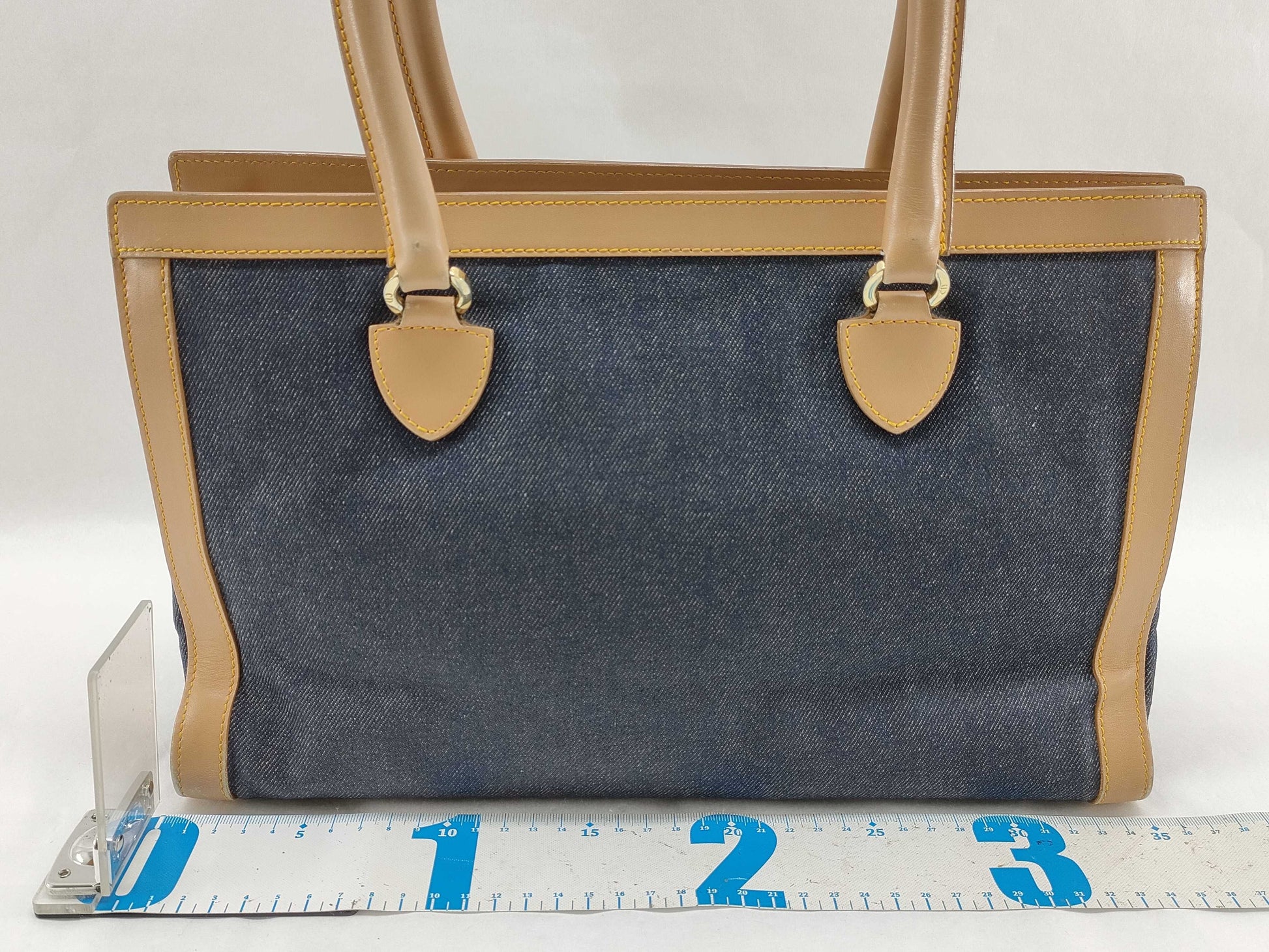 Dior Christian Dior Denim Tote Bag Handbag Tote Bag