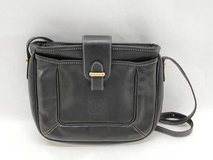 LOEWE Anagram Shoulder Bag Black Shoulder Bag