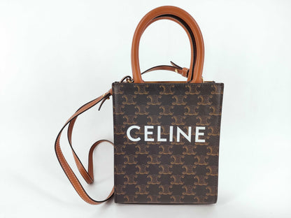 CELINE Triomphe Mini Vertical Cabas 194372BZK Handbag