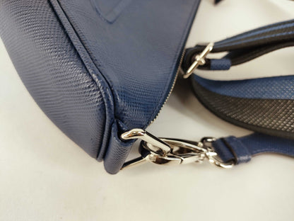 PRADA Triangle Leather Shoulder Bag