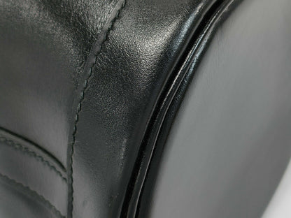 HERMES Small Rd Box Calf Handbag with 〇R Stamp