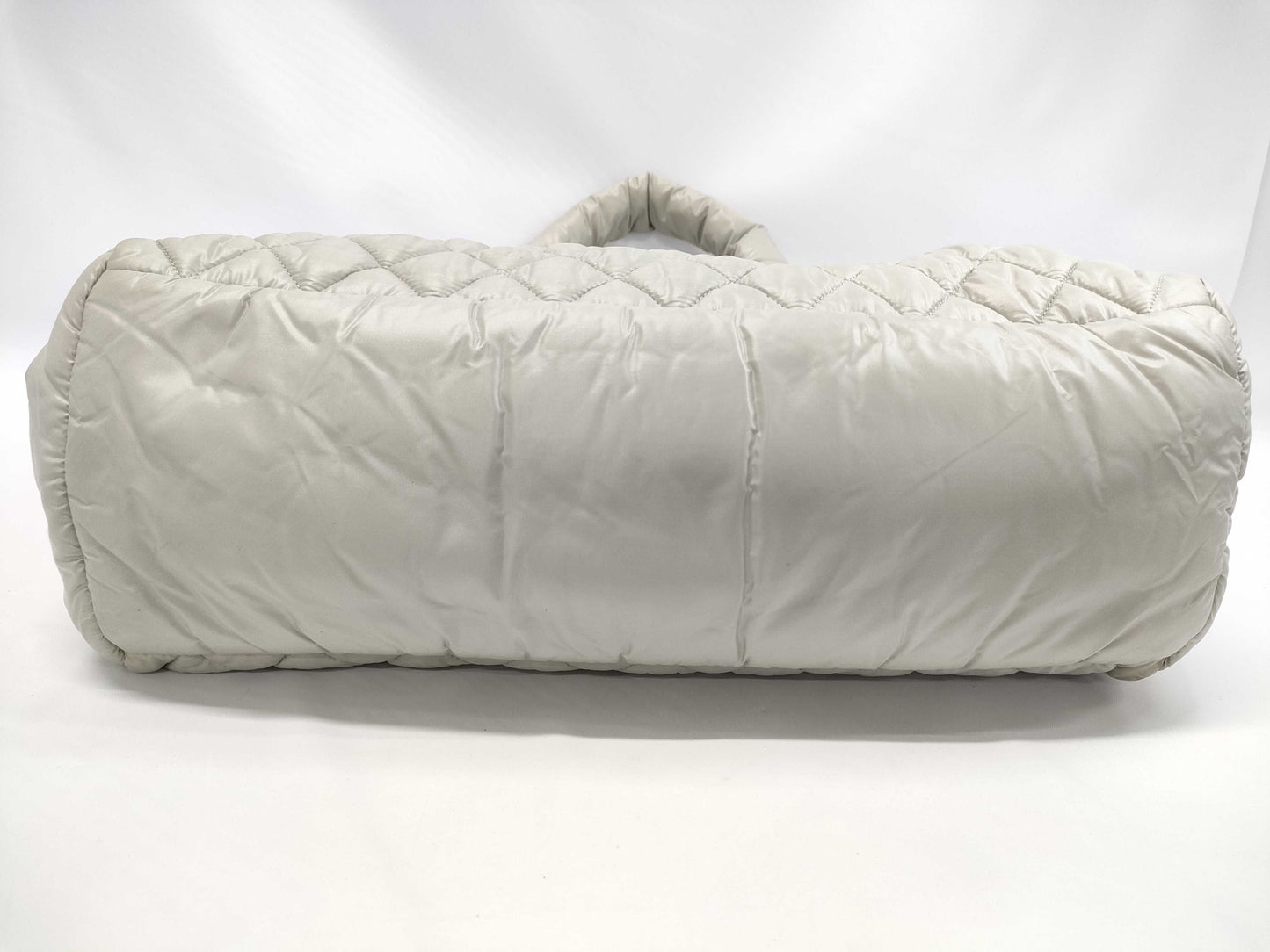 CHANEL Coco Cocoon Nylon Gray Handbag