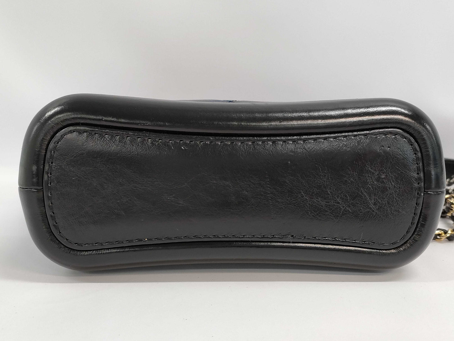 CHANEL Gabrielle Small Navy Shoulder Bag