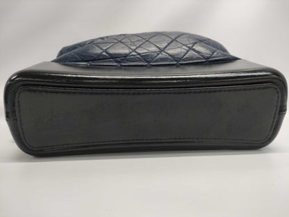 CHANEL Gabriel Chain Shoulder Bag in Navy