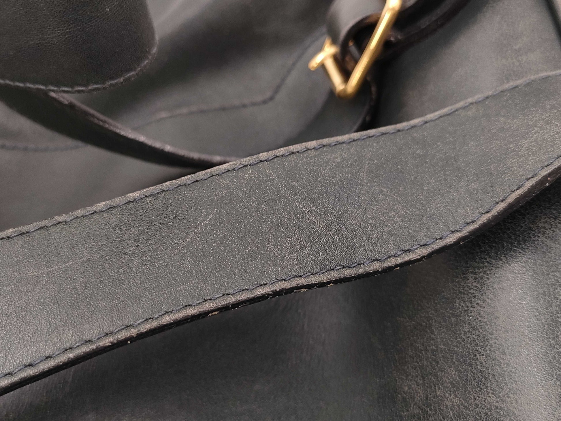 GUCCI 003 2058 Bamboo Leather Backpack