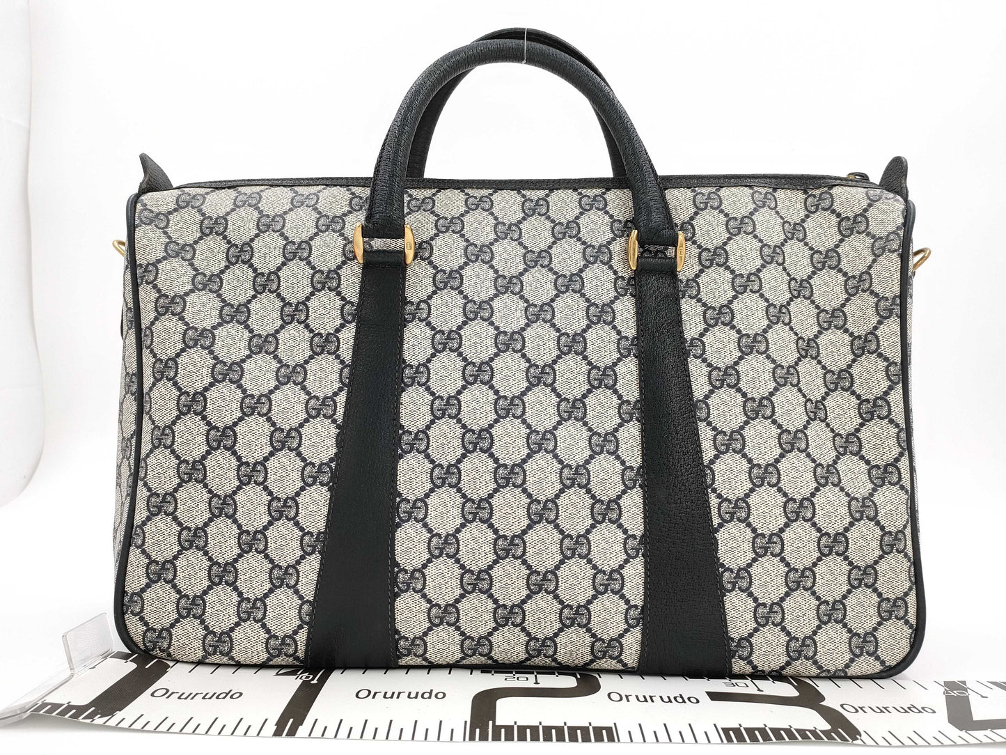 GUCCI 39 02 041 GG Supreme Sherry Line Boston Bag