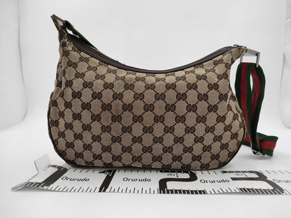 GUCCI GG Canvas Sherry Line Shoulder Bag