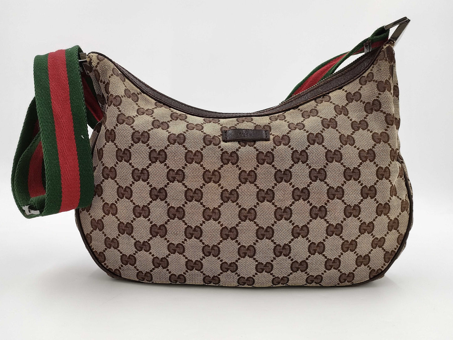 GUCCI GG Canvas Sherry Line Shoulder Bag