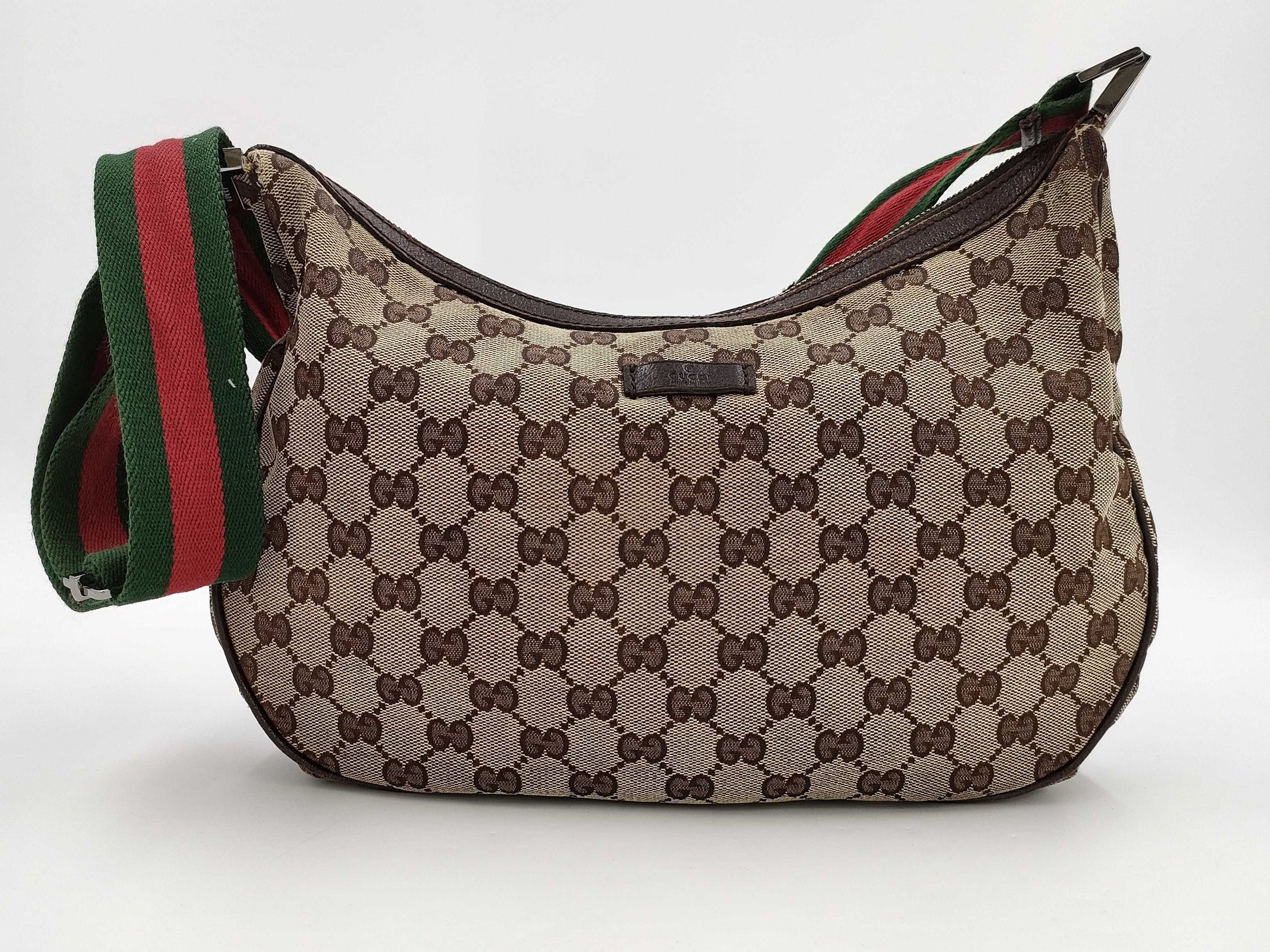 GUCCI GG Canvas Sherry Line Shoulder Bag