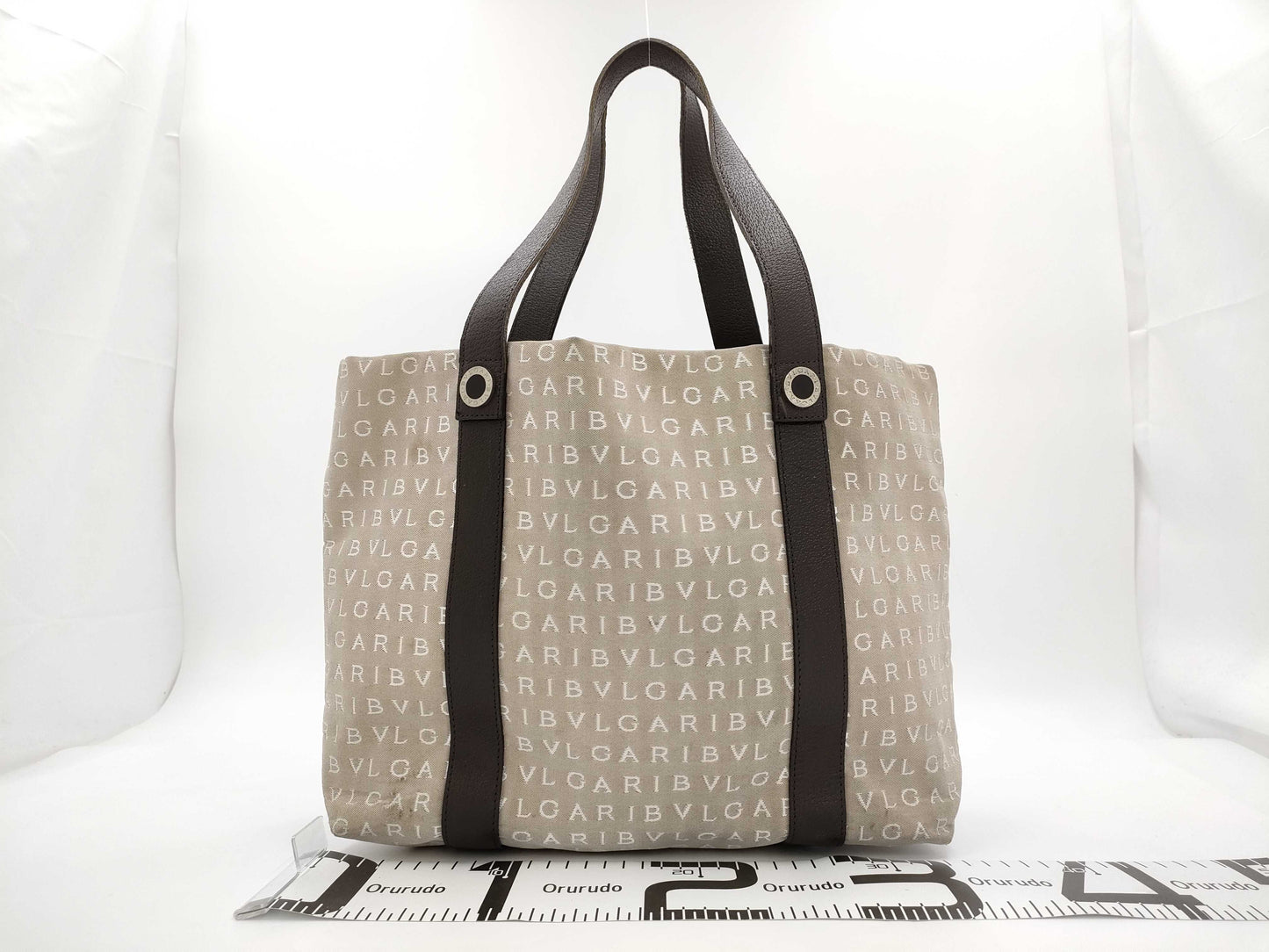 BVLGARI Logomania Canvas Tote Bag