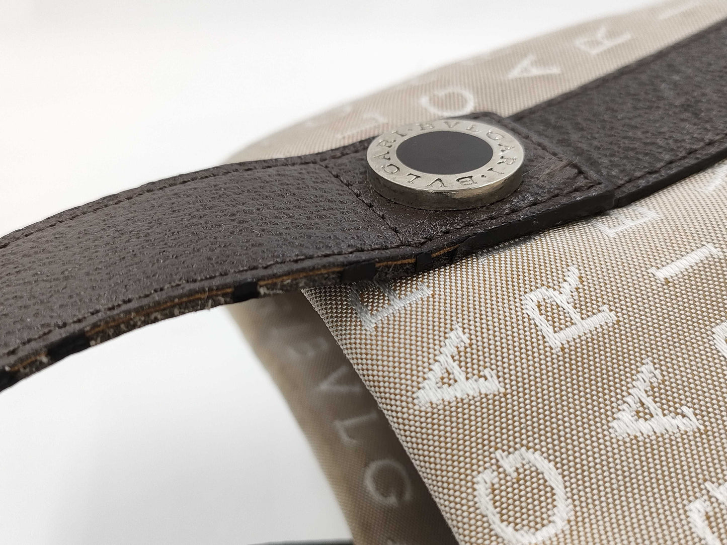 BVLGARI Logomania Canvas Tote Bag