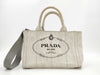 PRADA Denim Canapa 2-Way Shoulder Bag/Handbag