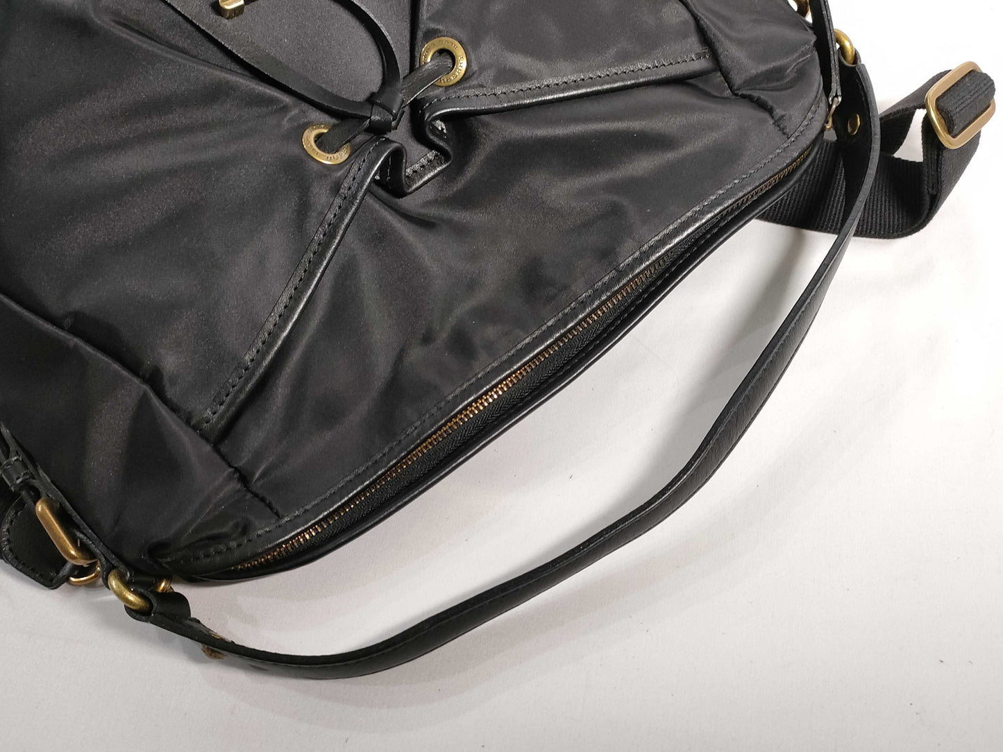 BURBERRY Blue Label Nylon 2-Way Shoulder Bag/Handbag in Black