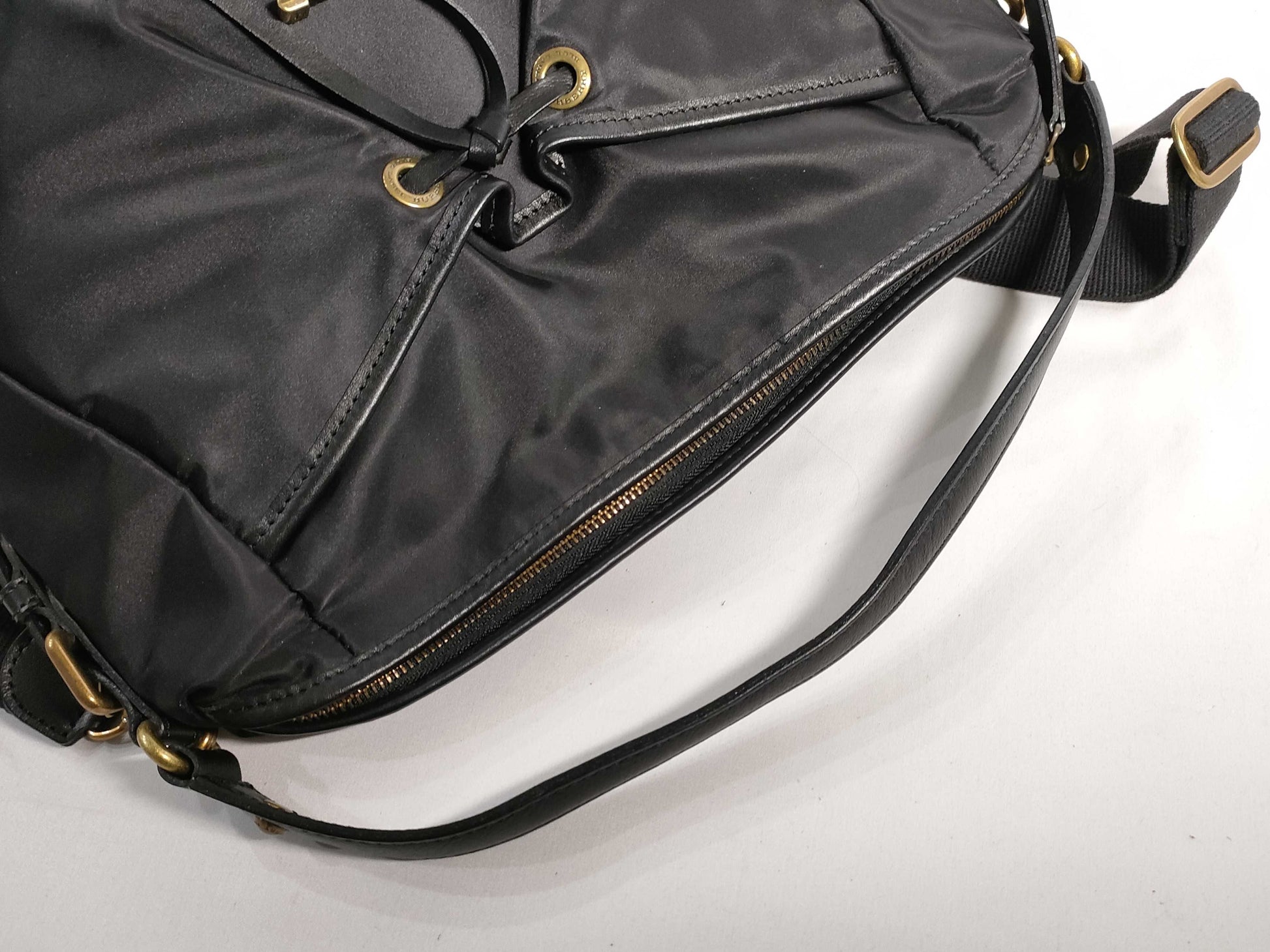 BURBERRY Blue Label Nylon 2-Way Shoulder Bag/Handbag in Black