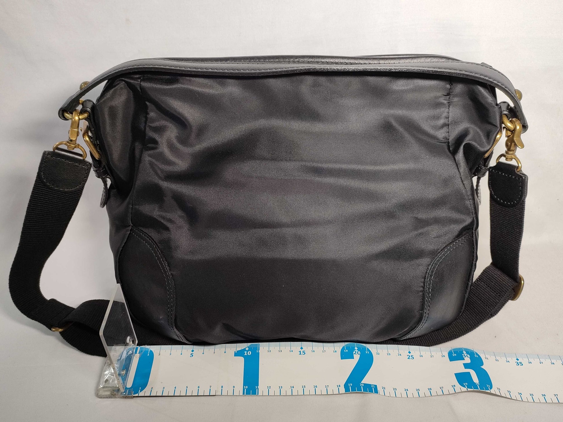 BURBERRY Blue Label Nylon 2-Way Shoulder Bag/Handbag in Black