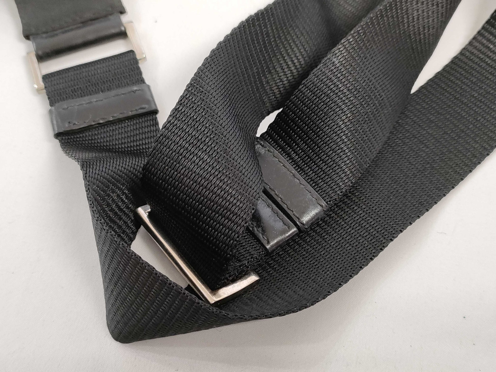 PRADA Nylon Shoulder Bag Black Shoulder Bag