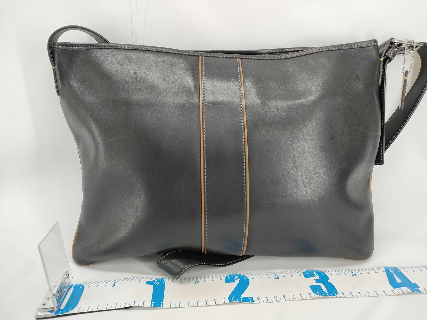 COACH All Leather Shoulder Bag 5742 Shoulder Bag