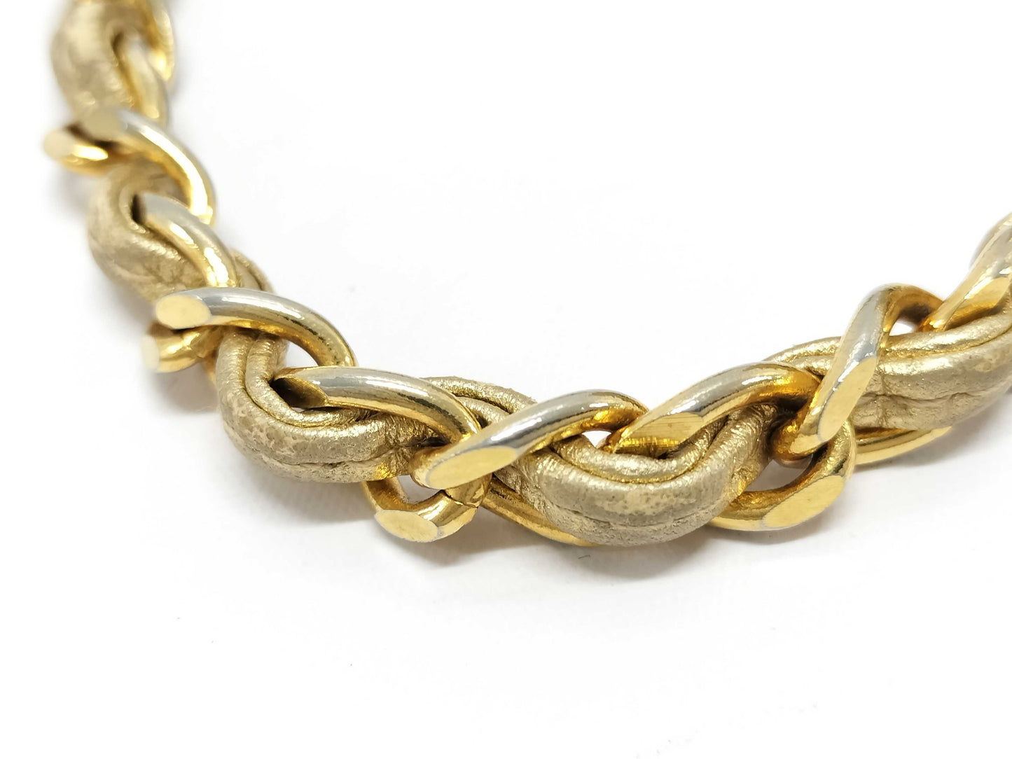 CHANEL Matelasse Fringe Chain Shoulder Bag in Gold