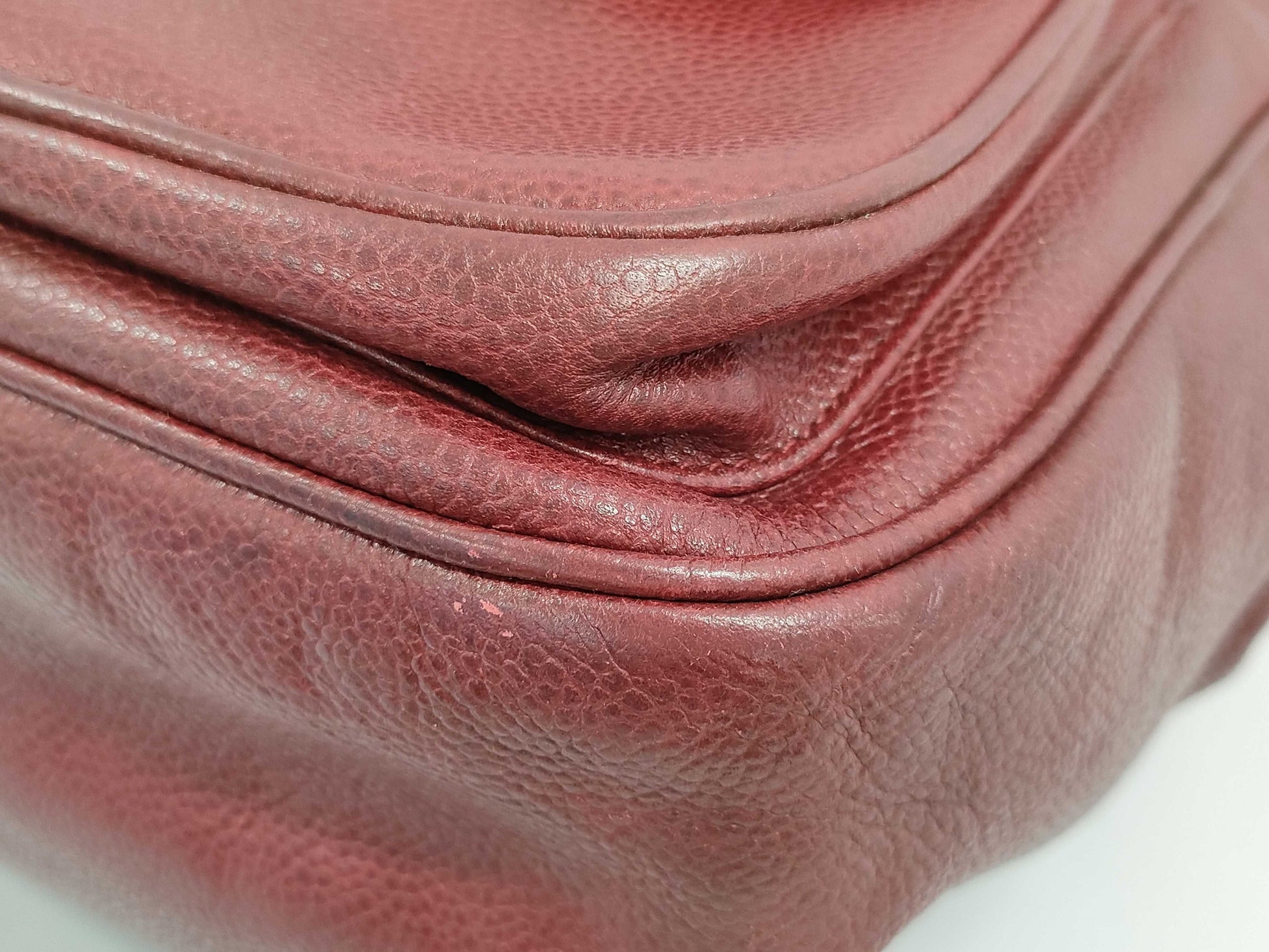 CHANEL Caviar Skin Backpack, Bordeaux