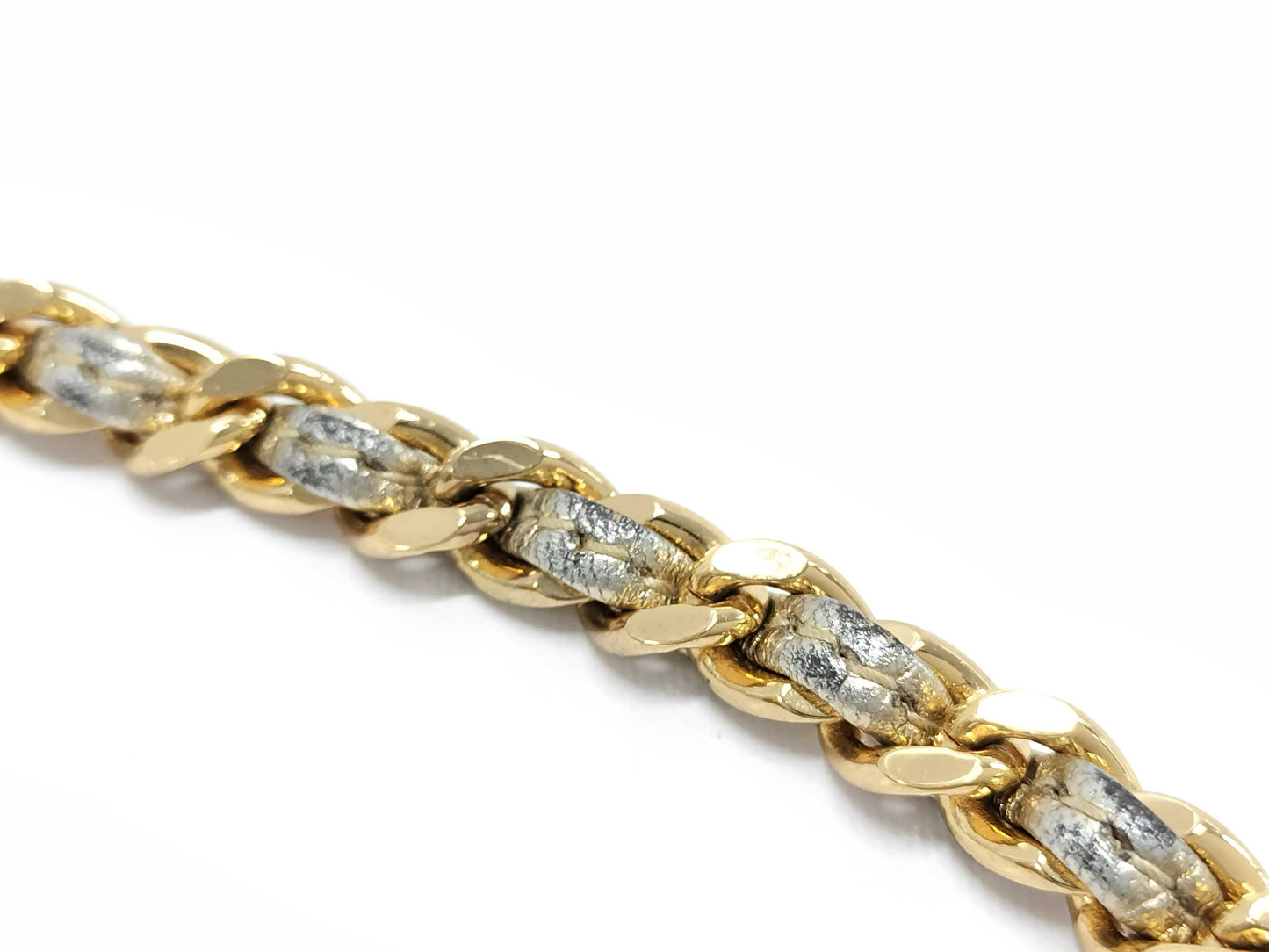 CHANEL Mesh Chain Shoulder Bag in Gold