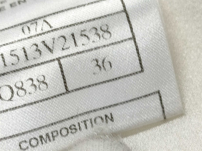 CHANEL Sleeveless Beige 07A #36 Top