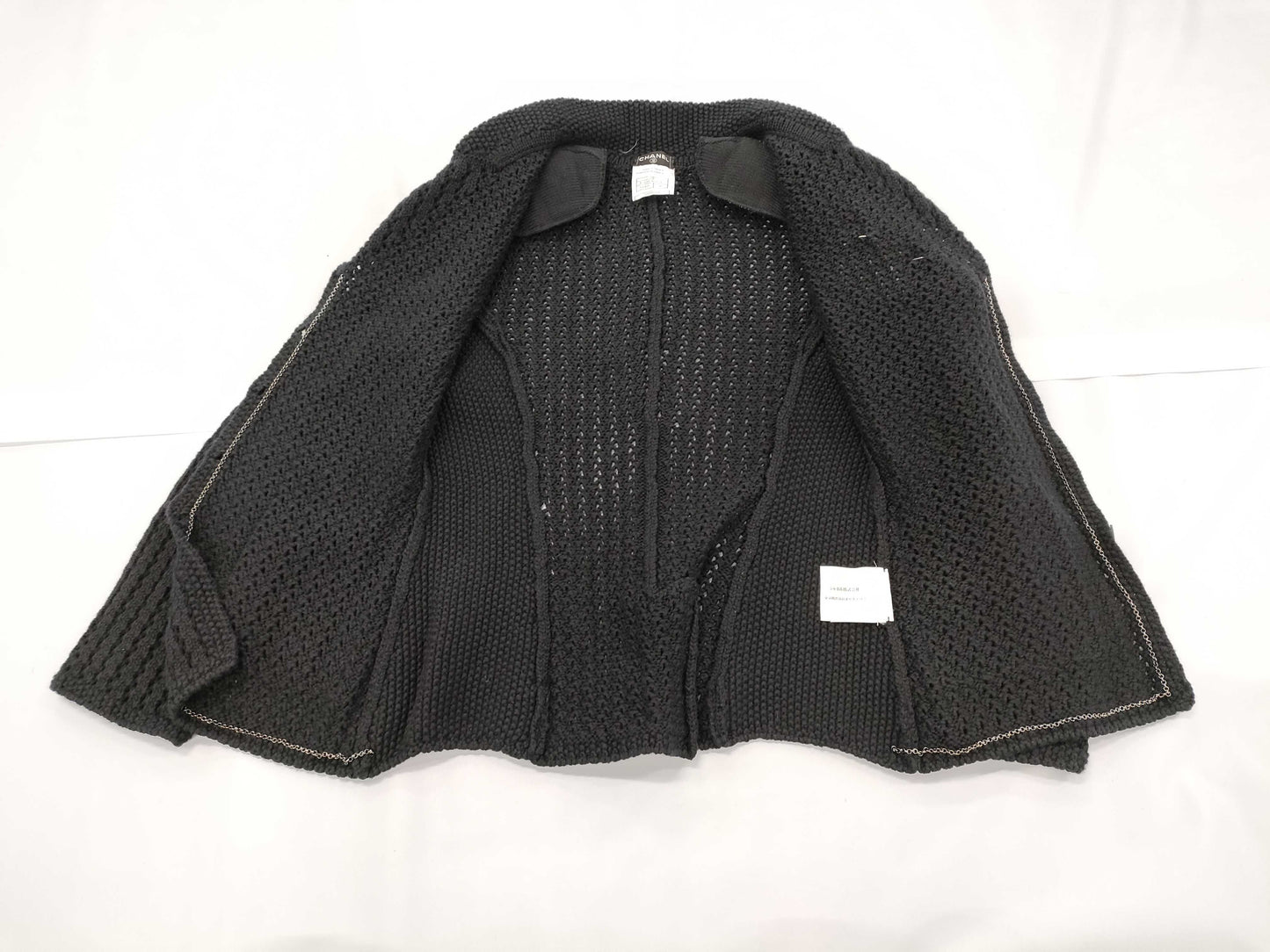 CHANEL Coco Button Knit Jacket 03P #36