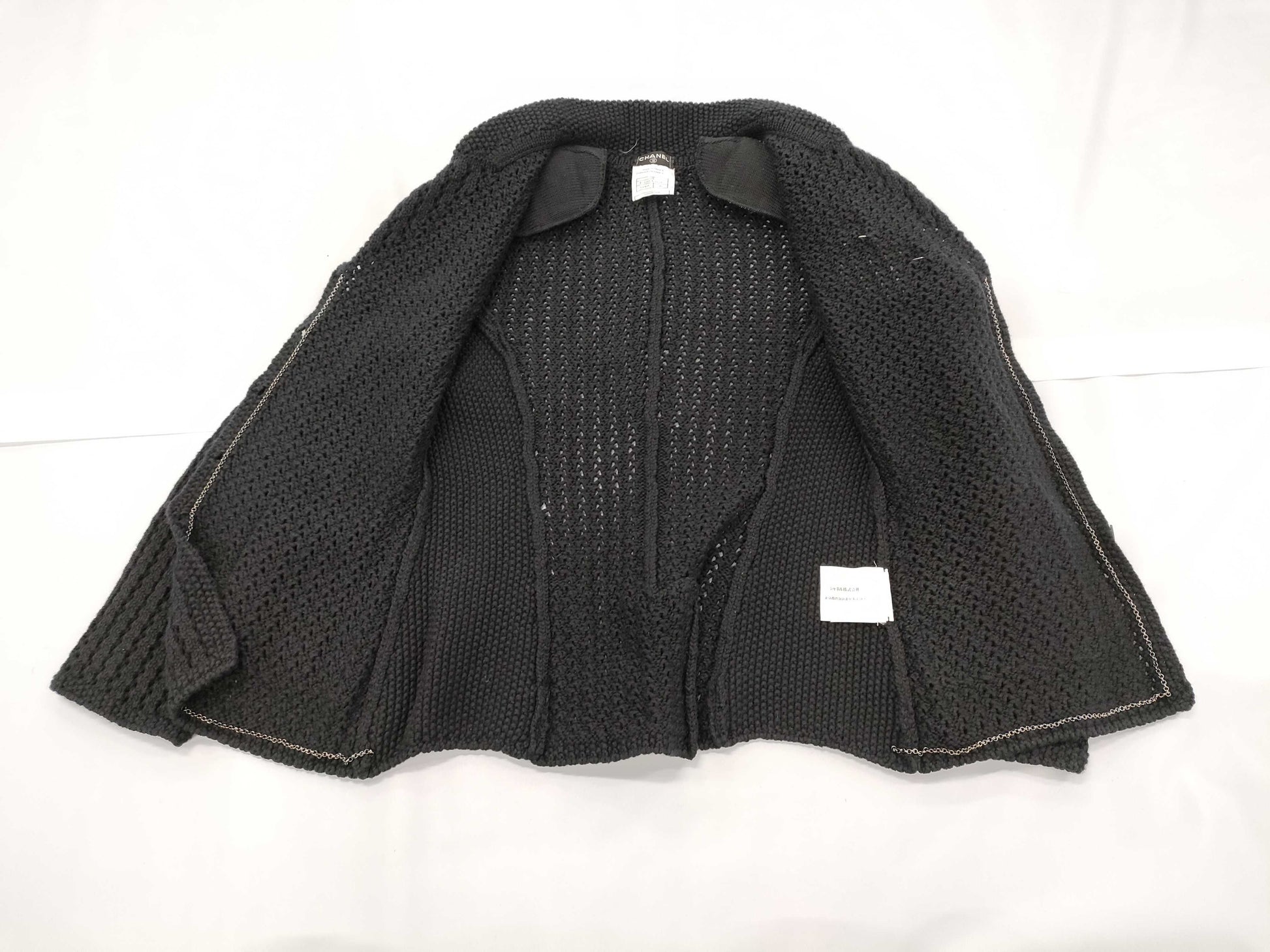 CHANEL Coco Button Knit Jacket 03P #36