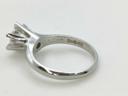 D1.002ct PT900 6.3g Ring 