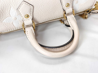 LOUIS VUITTON Monogram Empreinte Louis Vuitton Papillon BB Empreinte Handbag