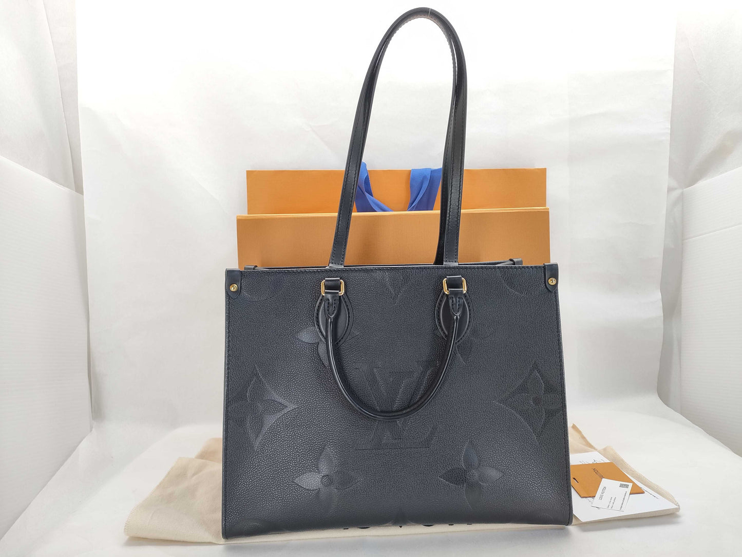 LOUIS VUITTON Monogram Empreinte On the Go IC Noir Tote Bag Z5819