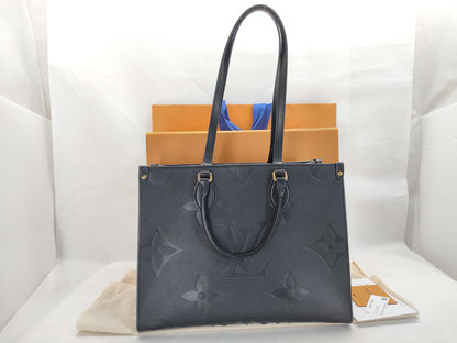 LOUIS VUITTON Monogram Empreinte On the Go IC Noir Tote Bag Z5819