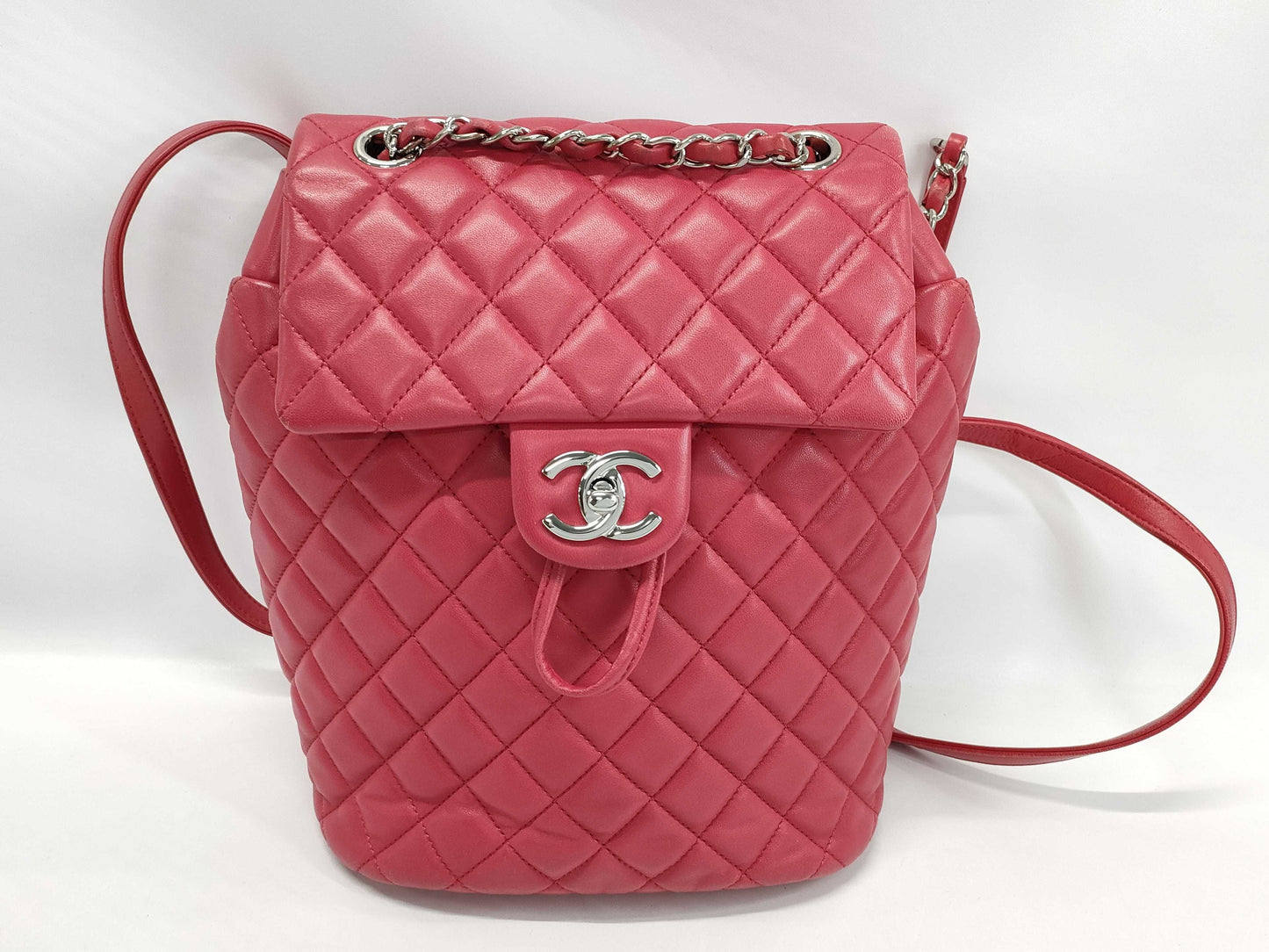 CHANEL Matelasse Backpack Pink Rucksack